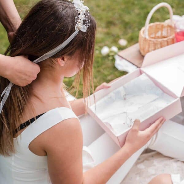 Haarband meisjes cadeau handgemaakt