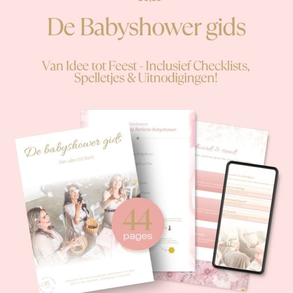 De Babyshower Gids  Jouw complete e-book vol inspiratie & tips